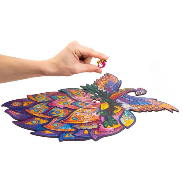 UNIDRAGON 297 Piece Wooden Jigsaw Puzzle Fairy Bird King Size 30x39 cm