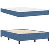vidaXL Bed Frame with Mattress Blue 140 x 200 cm Fabric