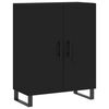 vidaXL Highboard Black 69.5x34x180 cm Engineered Wood