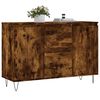 vidaXL Sideboard Smoked Oak 101.5x35x70 cm Engineered Wood