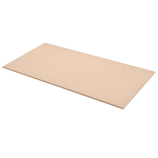 vidaXL 2 pcs MDF Sheets Rectangular 120x60 cm 12 mm