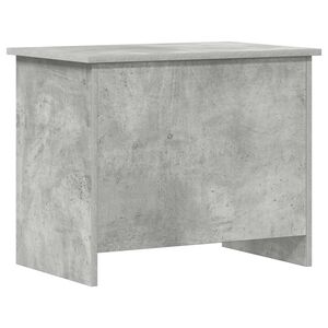 vidaXL Storage Chest Concrete Grey 60 x 40 x 50 cm Engineered Wood