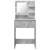 vidaXL Bedroom Dressing Tables Concrete Grey 80 x 39.6 x 135 cm