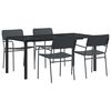 vidaXL Outdoor Furniture Set 5 pcs Anthracite 165 x 80 x 72 cm Steel