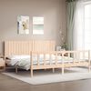 vidaXL Bed Frame without Mattress 200x200 cm Solid Wood Pine