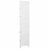 vidaXL Romdivider Panel Folding White 106 x 165 cm MDF