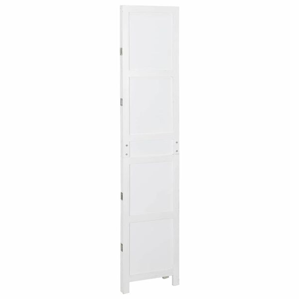vidaXL Romdivider Panel Folding White 106 x 165 cm MDF