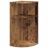 vidaXL End Table Old Wood 29.6 x 29.6 x 60 cm Engineered Wood