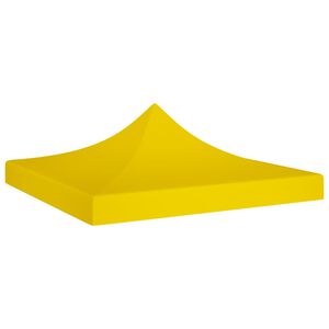 vidaXL Party Tent Roof 3x3 m Yellow 270 g/m&sup2;