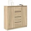 vidaXL Sideboard with Drawers Sonoma Oak 100.5x35x98.5 cm Engineered Wood