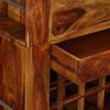 vidaXL Bar Cabinet Solid Acacia Wood 85x40x95 cm