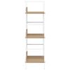 vidaXL 3-Layer Book Shelf Oak 60x27.6x90.5 cm Engineered Wood