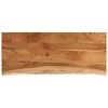 vidaXL Table Top 100x40x3.8 cm Rectangular Solid Wood Acacia Live Edge