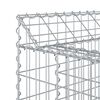 vidaXL Gabion Raised Bed Silver 100 x 100 x 60 cm Galvanised Steel