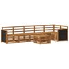 vidaXL Outdoor Sofa Set 6 pcs Natural Solid Acacia Wood