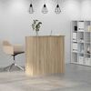 vidaXL Reception Desk Sonoma Oak 100x50x103.5 cm Engineered Wood