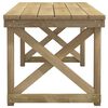 vidaXL 5 Piece Garden Dining Set Impregnated Solid Wood Pine