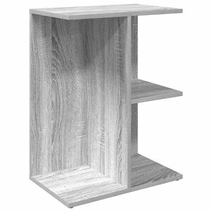 vidaXL Bedside Table Grey Sonoma 46.5x29x61 cm Engineered Wood