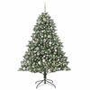 vidaXL Artificial Christmas Tree with Stand Green 126 x 126 x 180 cm