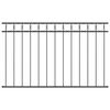vidaXL Fence Element ASSEN Grey 170 x 100 cm Steel