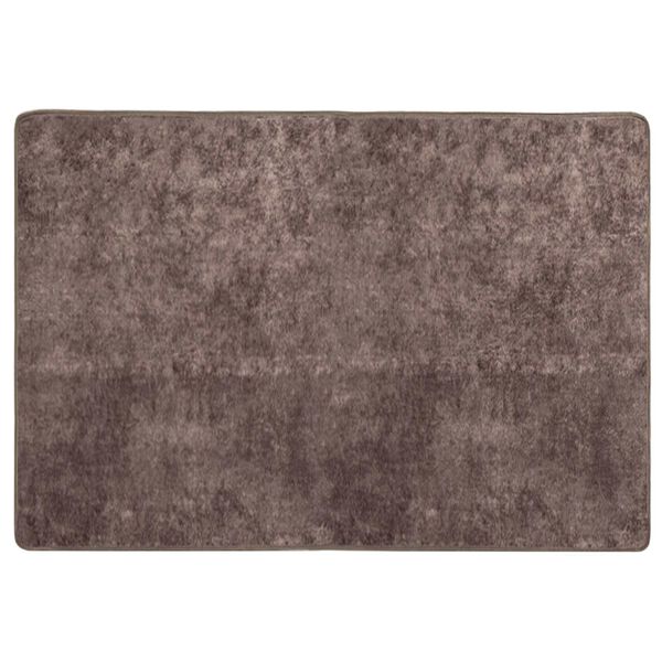 vidaXL Rug Runner MARSA Grey 150 x 100 cm Polyester and PVC