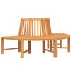 vidaXL Tree Benches 2 pcs Half Round &Oslash;201 cm Solid Wood Teak