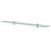 vidaXL Floating Shelves 2 pcs Glass 80x10 cm 8 mm