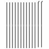 vidaXL Wire Mesh Fence with Flange Anthracite 1.6x25 m
