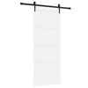 vidaXL Sliding Door ORKDAL 83 x 202 cm Solid Pine Wood White