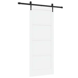 vidaXL Sliding Door ORKDAL 83 x 202 cm Solid Pine Wood White