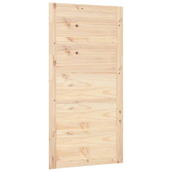 vidaXL Barn Door 100x1.8x204.5 cm Solid Wood Pine