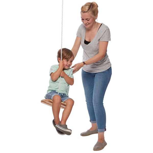 Happy People Wooden Dish Swing Seat Monkey Swing