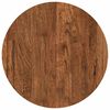 vidaXL Table Top Dark brown Ø 40 x 2.5 cm Solid oak wood