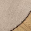 vidaXL Rug HUARTE Short Pile Soft and Washable Sand &Oslash; 80 cm