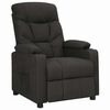 vidaXL Recliner Chair Black Fabric