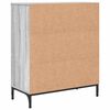 vidaXL Sideboard Grey Sonoma 69.5 x 33 x 82 cm Engineered Wood