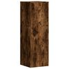 vidaXL Plant Stand Smoked Oak 33x33x100 cm Engineered Wood