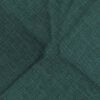 vidaXL Seat Cushions 4 pcs Dark Green 45 x 45 x 12 cm Fabric