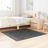 vidaXL Anti-slip Shaggy Rug Dark Grey 120 x 120 cm PP