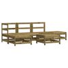 vidaXL 6 Piece Garden Lounge Set Impregnated Wood Pine