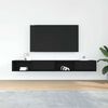 vidaXL TV Cabinets 2 pcs Black Oak 100x31x25.5 cm Engineered Wood