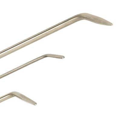 vidaXL 6 Piece Repair Rod Set with Tips Stainless Steel