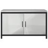 vidaXL Kitchen Storage with Shelf Silver 90 x 50 x 53 cm Steel