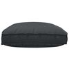 vidaXL Cushion Black 120 x 80 x 12 cm Oxford Fabric