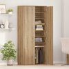 vidaXL Highboard Artisan oak 80 x 39 x 178 cm Engineered wood
