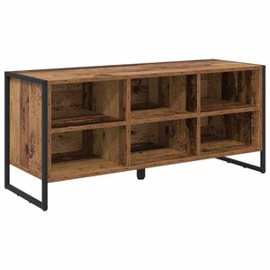 vidaXL Shoe Cabinet 100 x 35 x 44 cm Engineered Wood Old Wood