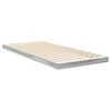 vidaXL Floor Bed Frame Grey Sonoma 76.5 x 200 cm Engineered Wood