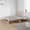 vidaXL Pull-out Day Bed without Mattress 2x(90x190) cm