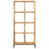 vidaXL Bookshelf 80x25x175 cm Solid Mango Wood