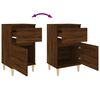 vidaXL Bedside Cabinet Brown Oak 40x35x70 cm